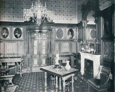 Queens Private Audience Chamber på Windsor Castle, c1899, 1901 af HN King