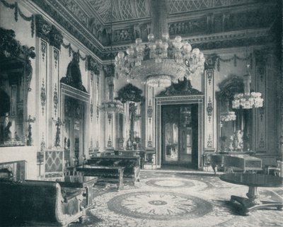 The White Drawing-room at Buckingham Palace, c1899, 1901 af HN King