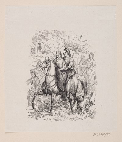 Illustration til "De vilde Svaner" i H.C. Andersen, "Eventyr og Historier", Bind 1 af H.P. Hansen