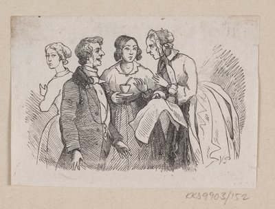 Illustration til "Det er ganske vist" i H.C. Andersen, "Eventyr og Historier", Bind 2 af H.P. Hansen