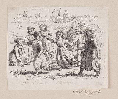 Illustration til "Fra et Vindue i Vartou" i H.C. Andersen, "Eventyr og Historier", Bind 2 af H.P. Hansen
