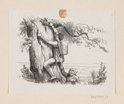 Illustration til "Fyrtøjet" i H.C. Andersen, "Eventyr og Historier", Bind 1 af H.P. Hansen