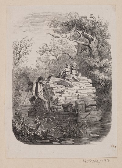 Illustration til "Ib og lille Christine" i H.C. Andersen, "Eventyr og Historier", Bind 2 af H.P. Hansen