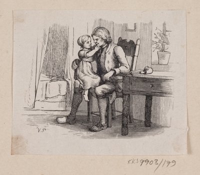 Illustration til "Ib og lille Christine" i H.C. Andersen, "Eventyr og Historier", Bind 2 af H.P. Hansen