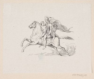 Illustration til "Ole Lukøie" i H.C. Andersen, "Eventyr og Historier", Bind 1 af H.P. Hansen