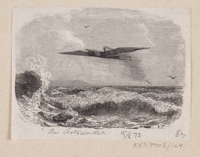 Illustration til "Om Aartusinder" i H.C. Andersen, "Eventyr og Historier", Bind 2 af H.P. Hansen