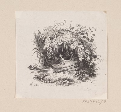 Illustration til "Prindsessen paa Ærten" i H.C. Andersen, "Eventyr og Historier", Bind 1 af H.P. Hansen