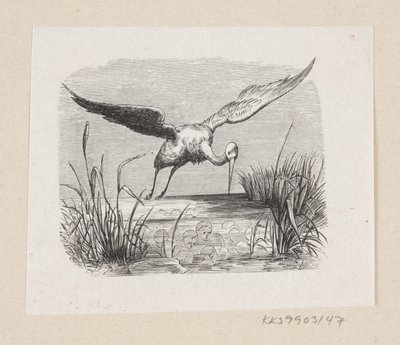Illustration til "Storkene" i H.C. Andersen, "Eventyr og Historier", Bind 1 af H.P. Hansen
