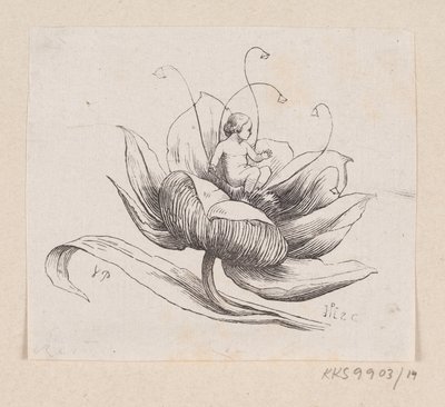 Illustration til "Tommelise" i H.C. Andersen, "Eventyr og Historier", Bind 1 af H.P. Hansen