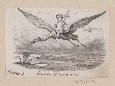 Illustration til "Årets Historie" i H.C. Andersen, "Eventyr og Historier", Bind 2 af H.P. Hansen