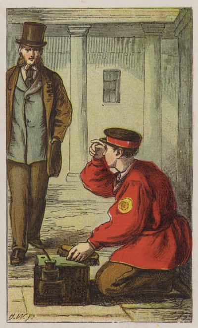 Skosort (farve litho) af H.W. (after) Petherick