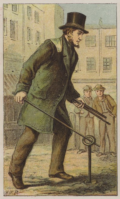 Turncock (farve litho) af H.W. (after) Petherick