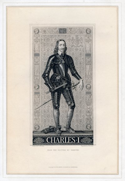 Charles I af England, 1800-tallet. af H. Bourne