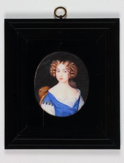 Lady Catherine Cavendish (akvarel på vellum) af H. Byrne