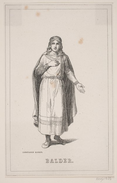 Balder. Illustration til Fabricius