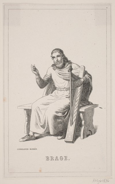 Brage. Illustration til Fabricius