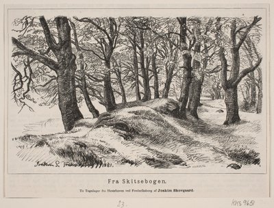Fra hestehaven ved Fredriksborg af H. C. Henneberg