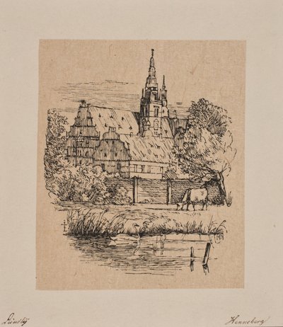Frederiksborg slot af H. C. Henneberg
