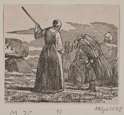 Illustration til "Gjordemoderen og Trolden" af H. C. Henneberg