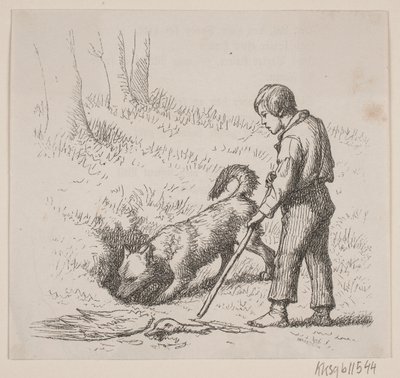 Illustration til: "Hr. Mikkel" af H. C. Henneberg