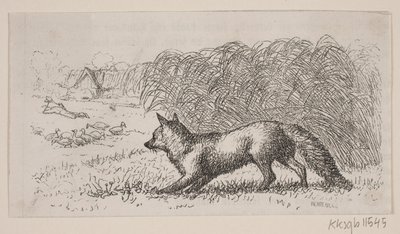 Illustration til: "Hr. Mikkel" af H. C. Henneberg