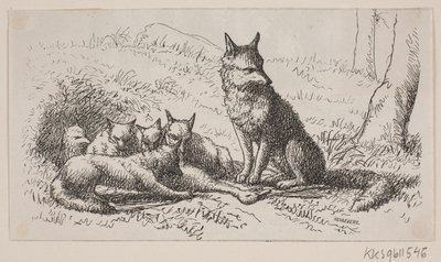 Illustration til: "Hr. Mikkel" af H. C. Henneberg