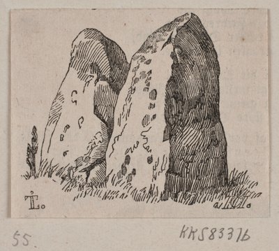 Illustration til "Stenmonumenter" af H. C. Henneberg