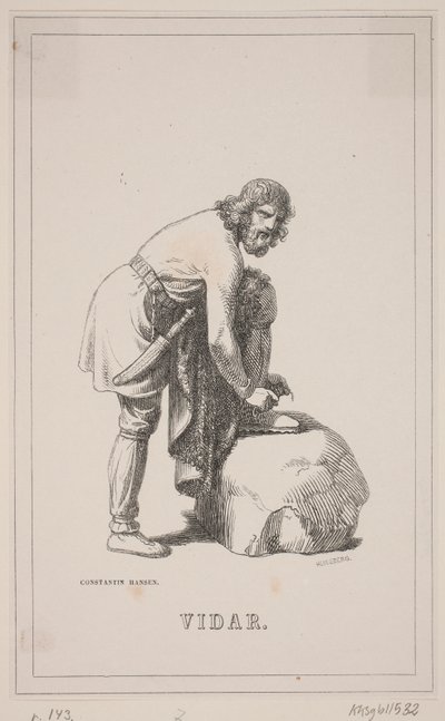 Vidar. Illustration til Fabricius