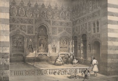 100. En Iwan, i Damaskus, 1843. af H. Clerget
