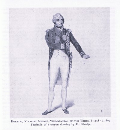 Horatio, Viscount Nelson, fra British Adventure udgivet af Collins af H. Eldridge