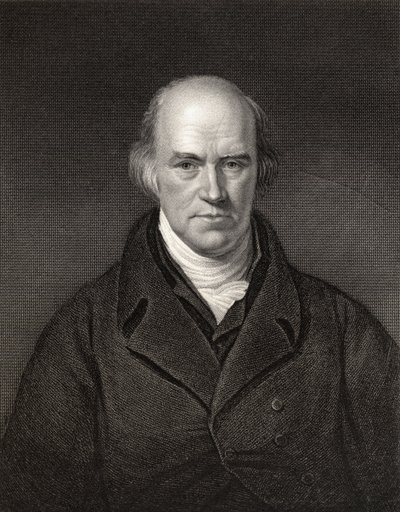 Davies Gilbert, præsident for Royal Society, graveret af J. Thompson, fra 