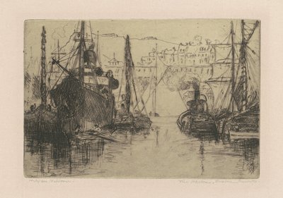 Havnen, Quebec, Canada af H. Ivan Neilson
