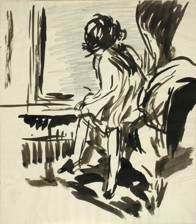 (Havnescenen) af H. Lyman Sayen