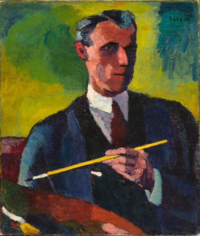 Selvportræt af H. Lyman Sayen