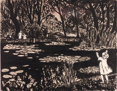 Uden titel (Lily Pond) af H. Lyman Sayen