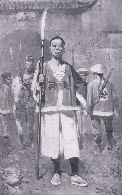 En bokser (litho) af H. M. Koekkoch