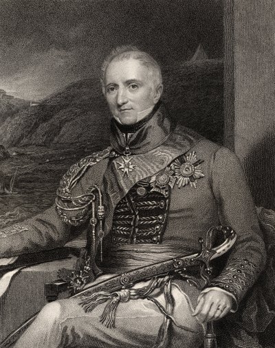 Sir Rufane Shaw Donkin, graveret af W. Holl, fra 