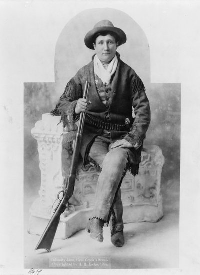 Calamity Jane som general Crooks spejder af H. R. Locke