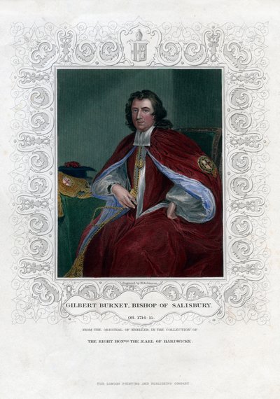 Gilbert Burnet, skotsk teolog og historiker, 1800-tallet af H. Robinson