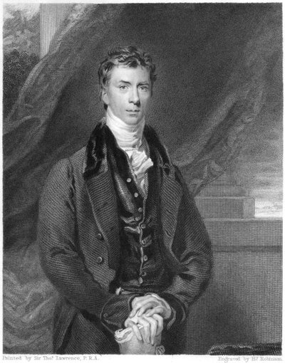 Henry Peter Brougham, 1st Baron Brougham og Vaux, skotsk advokat og politiker, 1833 af H. Robinson