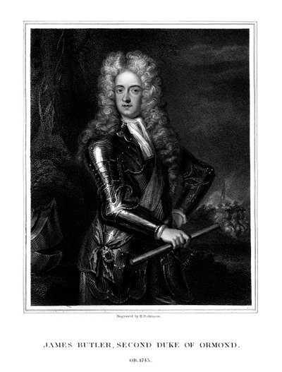James Butler, 2. hertug af Ormonde, irsk statsmand og soldat, 1831. af H. Robinson