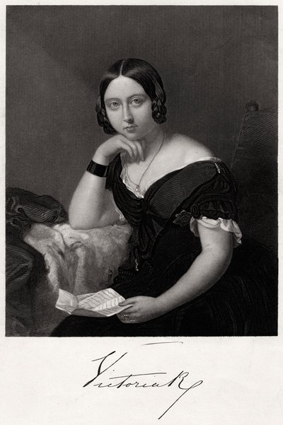 Dronning Victoria, 1800-tallet af H. Robinson