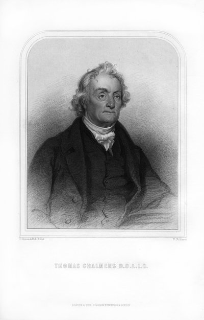 Thomas Chalmers, Skotsk guddommelig, 1870. af H. Robinson