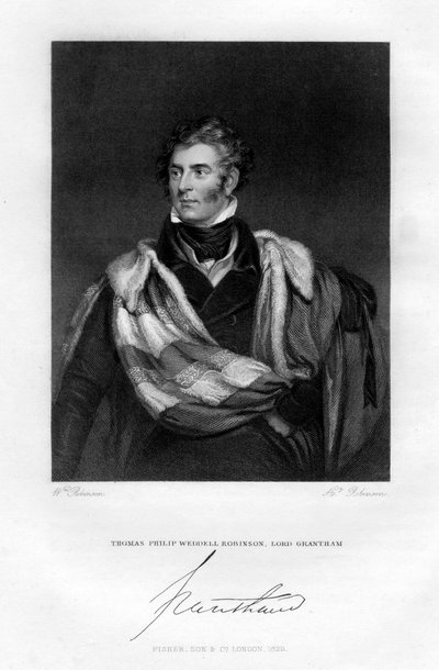 Thomas Philip Weddell Robinson, Lord Grantham, 1829 af H. Robinson