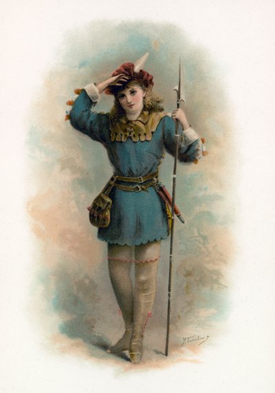 Rosalind fra As You Like It af H. Saunders