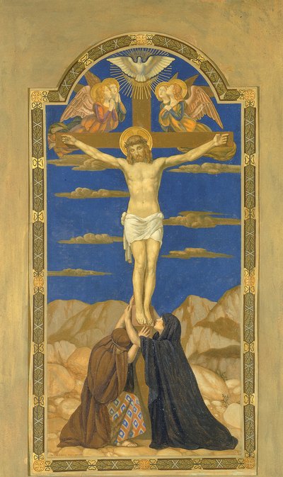 Korsfæstelse, 1915-1925. af H. Siddons Mowbray