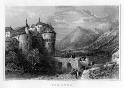 Schenna, 1800-tallet af H. Winkles