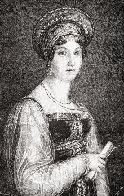 Mademoiselle Mars, graveret af La Plante, fra 