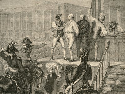 Henrettelsen af Ludvig XVI den 21. januar 1793 af H. de la Charlerie