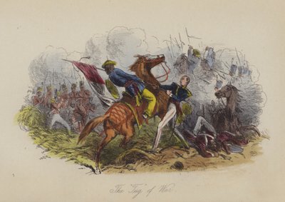 Illustration til Lewis Arundel eller The Railroad of Life af Frank E Smedley (farvet gravering) af after Hablot Knight Browne
